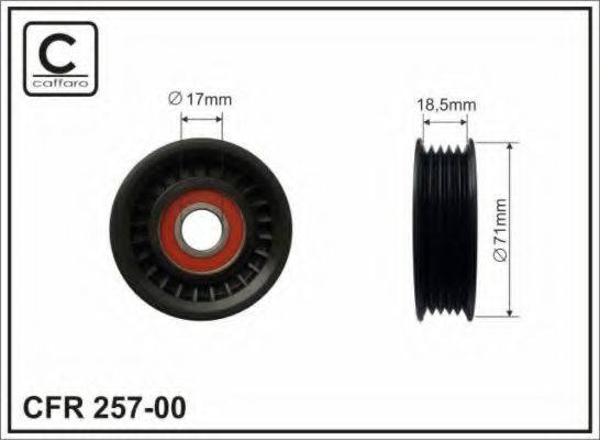 CAFFARO 25700 Натяжний ролик, полікліновий ремінь