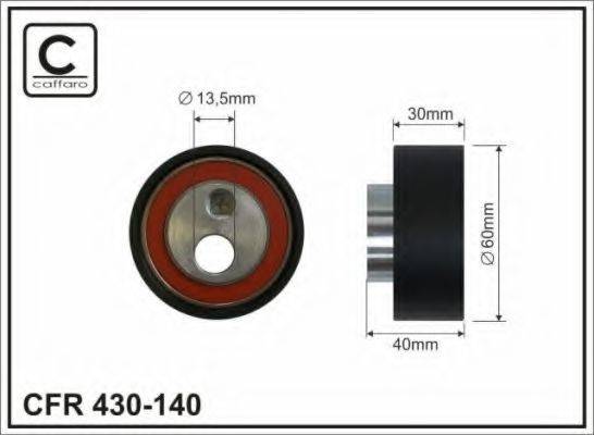 CAFFARO 430140 Натяжний ролик, ремінь ГРМ