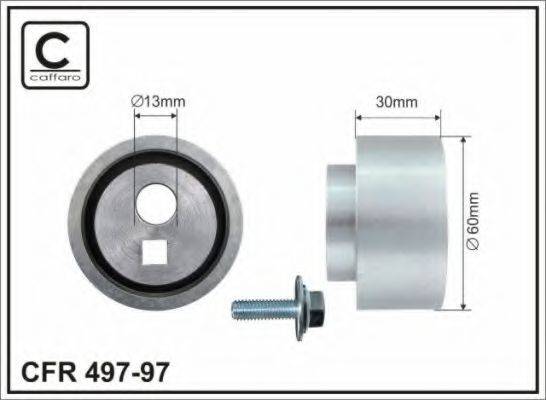 CAFFARO 49797 Натяжний ролик, ремінь ГРМ