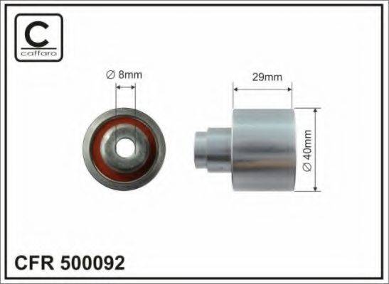 CAFFARO 500092 Паразитний / Ведучий ролик, зубчастий ремінь