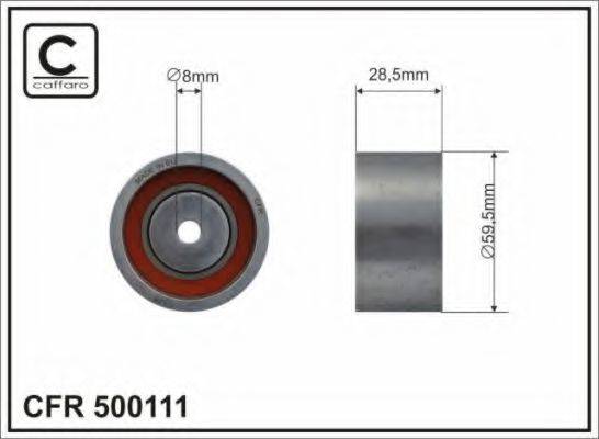 CAFFARO 500111 Натяжний ролик, ремінь ГРМ