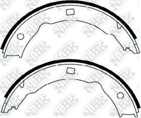 NIBK FN0565 Комплект гальмівних колодок, стоянкова гальмівна система