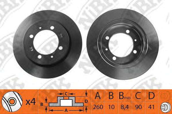 NIBK RN1079 гальмівний диск