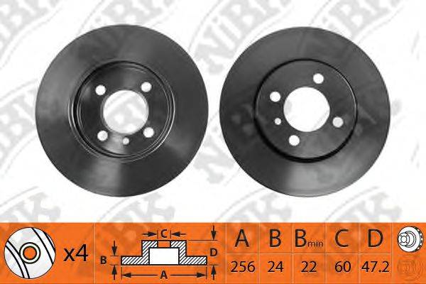 NIBK RN1324 гальмівний диск