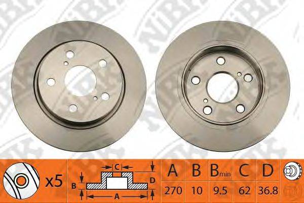 NIBK RN1352 гальмівний диск