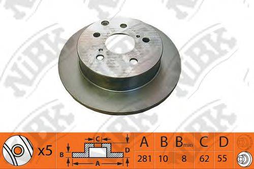 NIBK RN1433 гальмівний диск