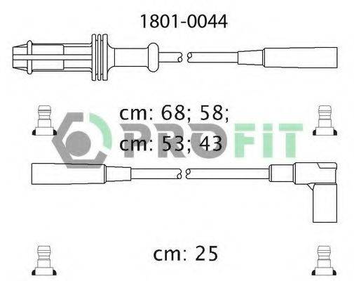 PROFIT 18010044 Комплект дротів запалювання
