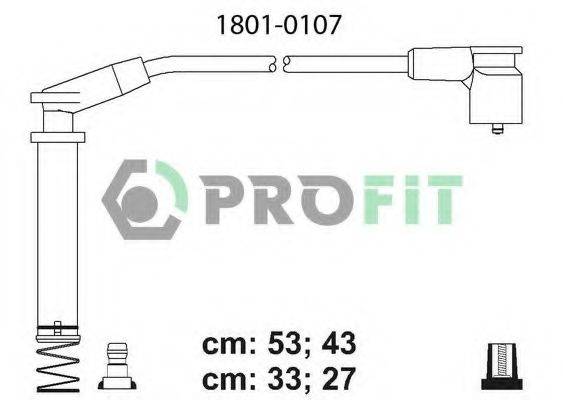 PROFIT 18010107 Комплект дротів запалювання