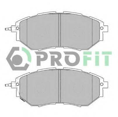 PROFIT 50001984C Комплект гальмівних колодок, дискове гальмо