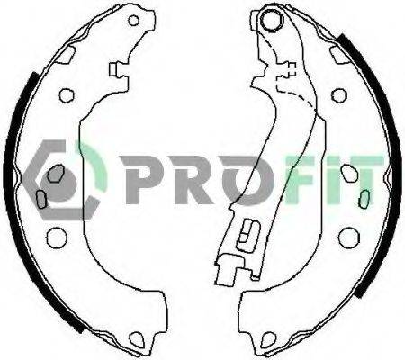 PROFIT 50010676 Комплект гальмівних колодок