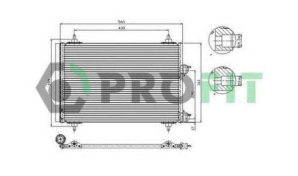 PROFIT PR1905C1 Конденсатор, кондиціонер