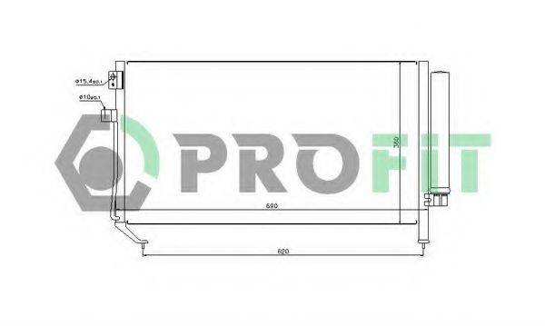 PROFIT PR2028C1 Конденсатор, кондиціонер