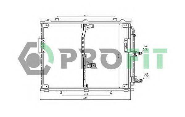 PROFIT PR3552C1 Конденсатор, кондиціонер