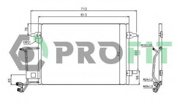 PROFIT PR9540C2 Конденсатор, кондиціонер