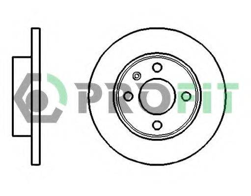 PROFIT 50100875 гальмівний диск