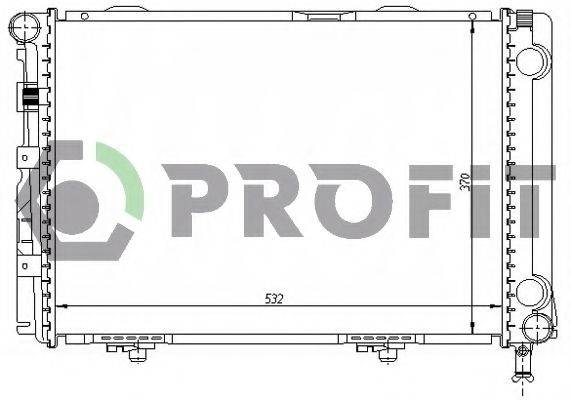 PROFIT PR3524A6 Радіатор, охолодження двигуна