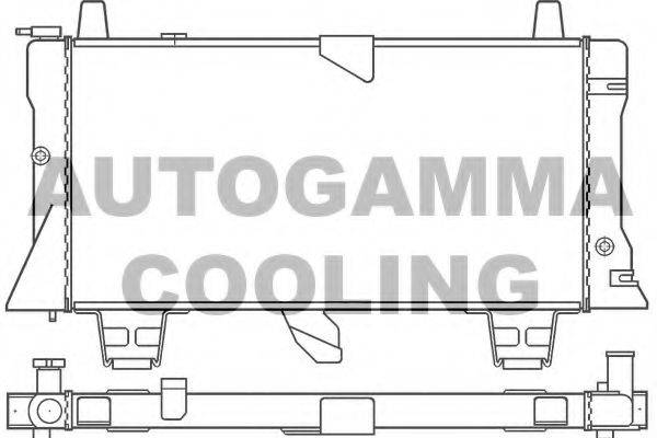 AUTOGAMMA 100179 Радіатор, охолодження двигуна