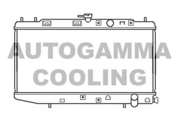 AUTOGAMMA 100413 Радіатор, охолодження двигуна