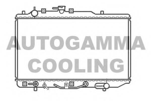 AUTOGAMMA 100476 Радіатор, охолодження двигуна