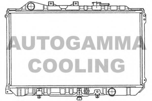 AUTOGAMMA 100497 Радіатор, охолодження двигуна