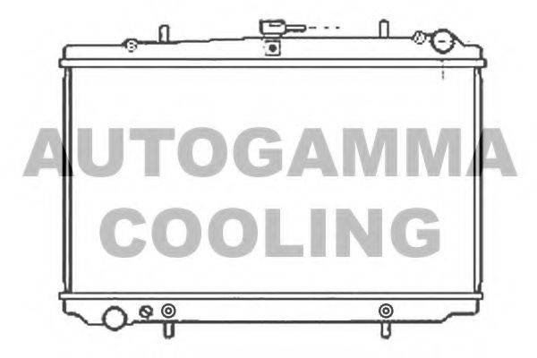 AUTOGAMMA 100623 Радіатор, охолодження двигуна