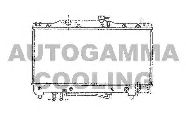 AUTOGAMMA 101269 Радіатор, охолодження двигуна