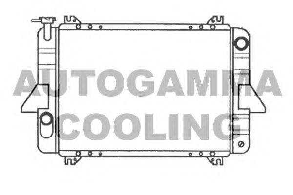 AUTOGAMMA 101383 Радіатор, охолодження двигуна
