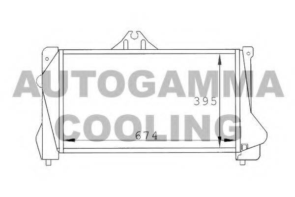 AUTOGAMMA 101486 Інтеркулер