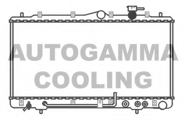 AUTOGAMMA 101591 Радіатор, охолодження двигуна