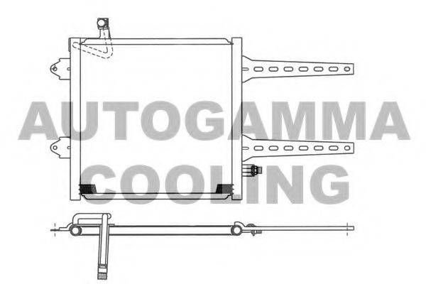 AUTOGAMMA 101603 Конденсатор, кондиціонер