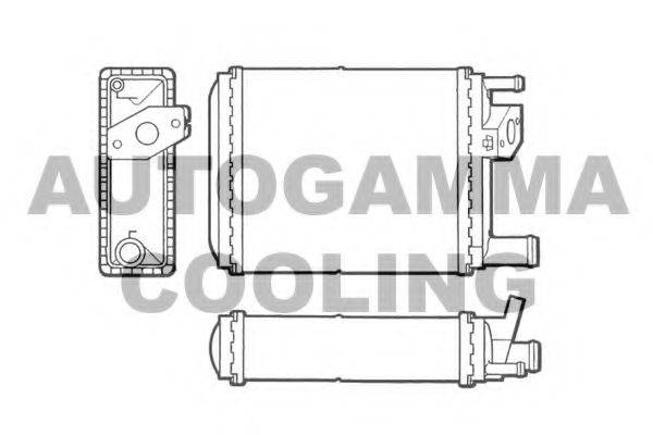 AUTOGAMMA 101659 Теплообмінник, опалення салону
