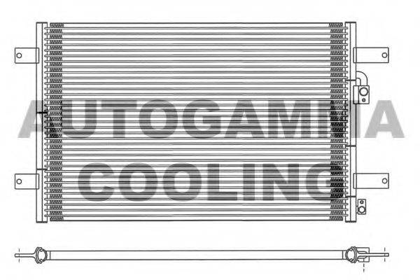 AUTOGAMMA 101691 Конденсатор, кондиціонер