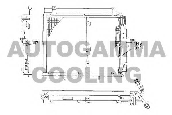 AUTOGAMMA 101696 Конденсатор, кондиціонер