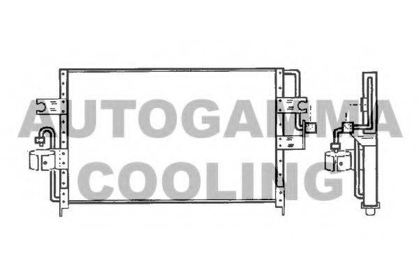 AUTOGAMMA 101835 Конденсатор, кондиціонер