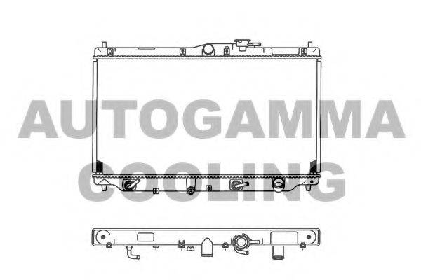 AUTOGAMMA 101993 Радіатор, охолодження двигуна