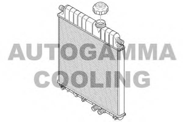 AUTOGAMMA 102021 Радіатор, охолодження двигуна