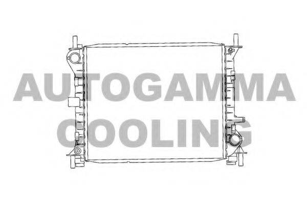 AUTOGAMMA 102074 Радіатор, охолодження двигуна