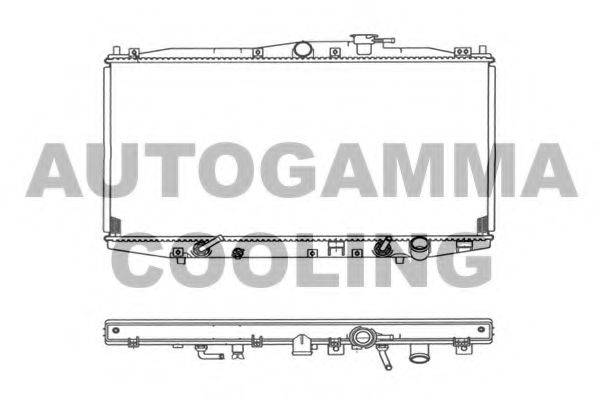 AUTOGAMMA 102096 Радіатор, охолодження двигуна