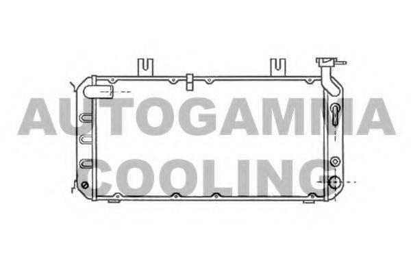 AUTOGAMMA 102116 Радіатор, охолодження двигуна