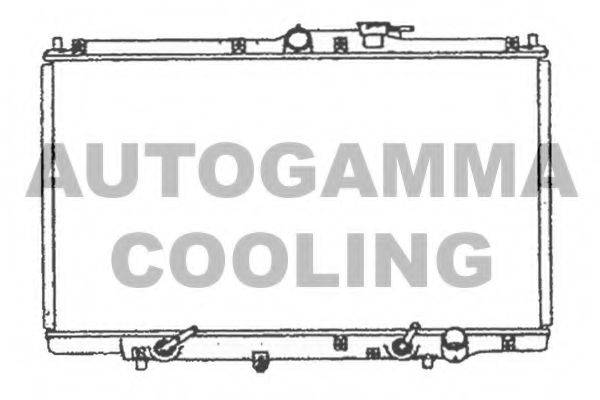 AUTOGAMMA 102121 Радіатор, охолодження двигуна