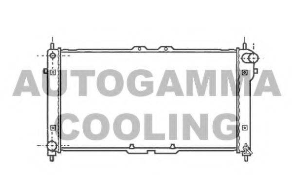 AUTOGAMMA 102140 Радіатор, охолодження двигуна