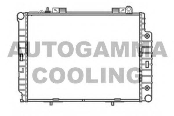 AUTOGAMMA 102151 Радіатор, охолодження двигуна