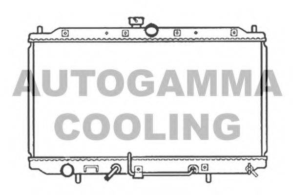 AUTOGAMMA 102170 Радіатор, охолодження двигуна