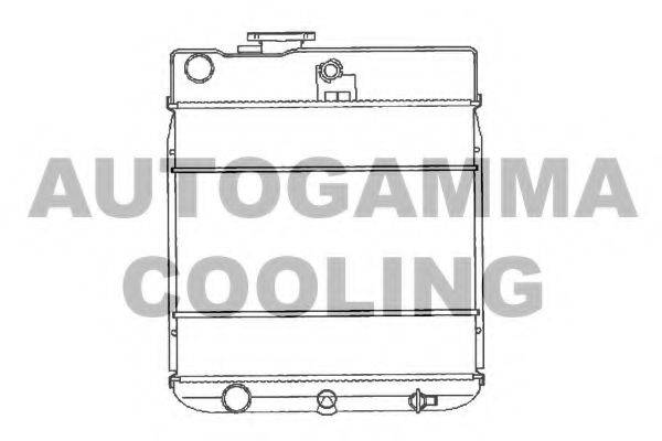 AUTOGAMMA 102268 Радіатор, охолодження двигуна