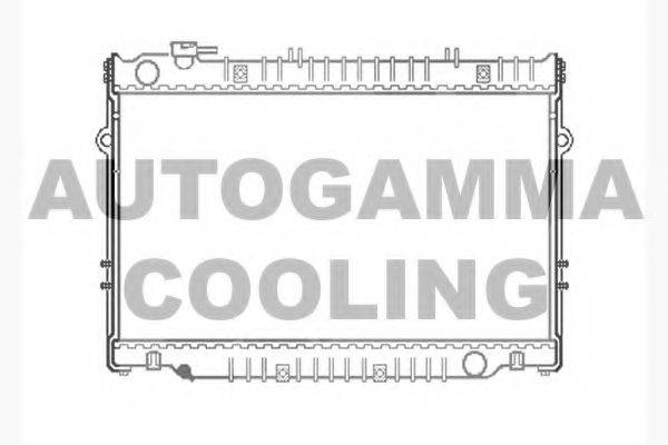 AUTOGAMMA 102366 Радіатор, охолодження двигуна