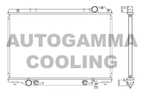 AUTOGAMMA 102374 Радіатор, охолодження двигуна