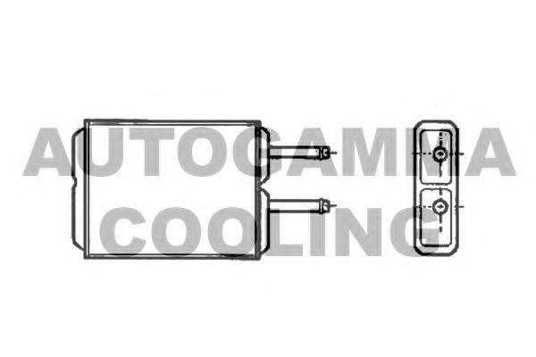 AUTOGAMMA 102451 Теплообмінник, опалення салону