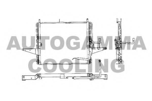 AUTOGAMMA 102654 Конденсатор, кондиціонер