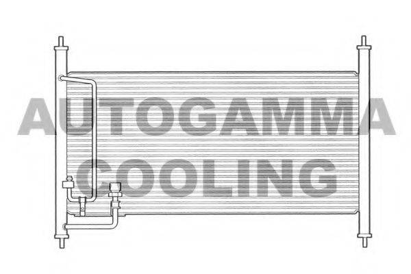 AUTOGAMMA 102728 Конденсатор, кондиціонер