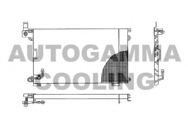 AUTOGAMMA 102756 Конденсатор, кондиціонер